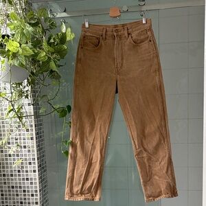 B Sides brown straight leg jeans